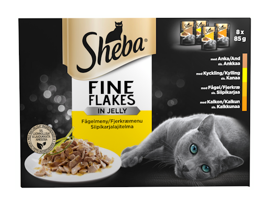 Sheba Delicato siipikarjalajitelma 8x85g
