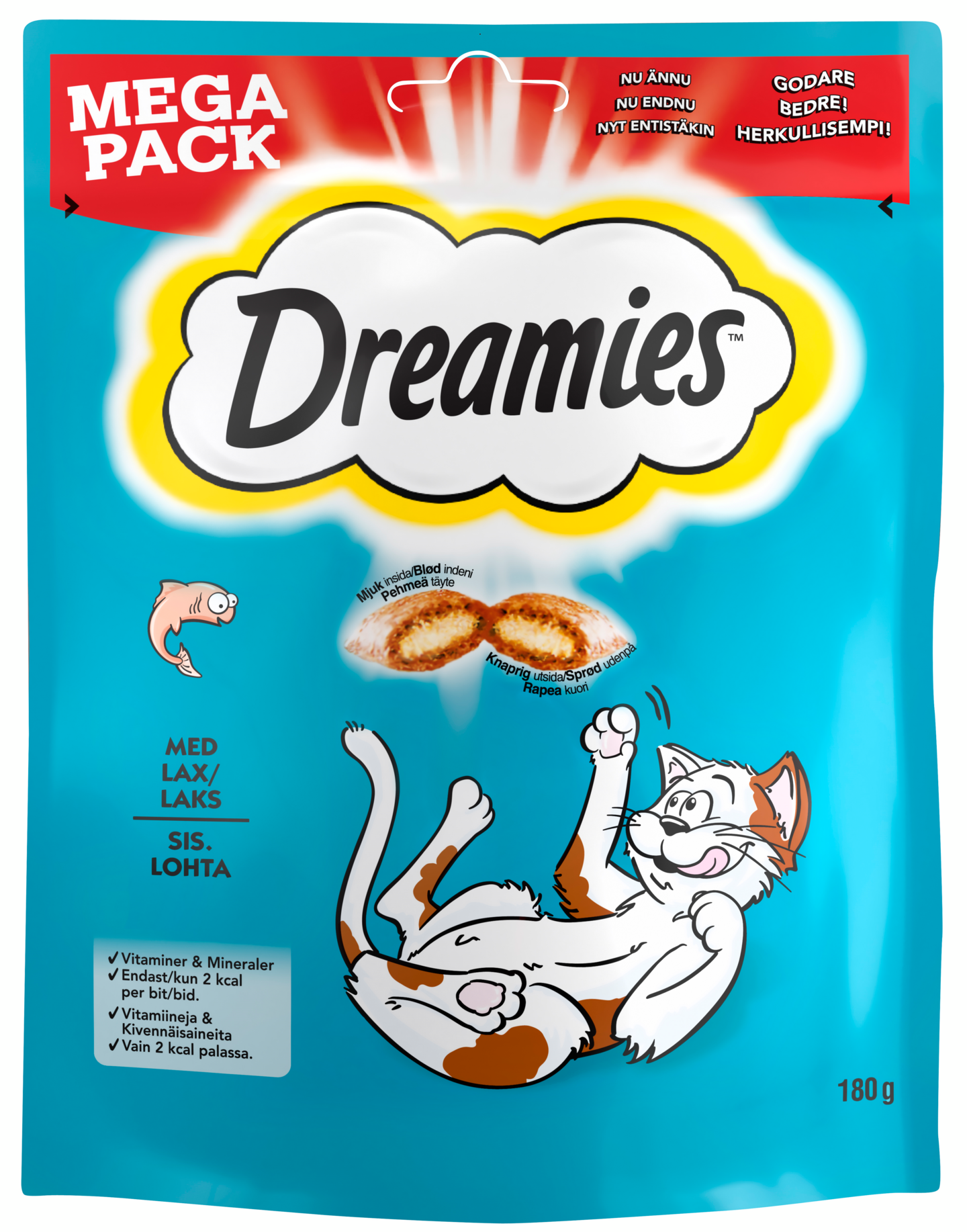 Dreamies 180g lohi