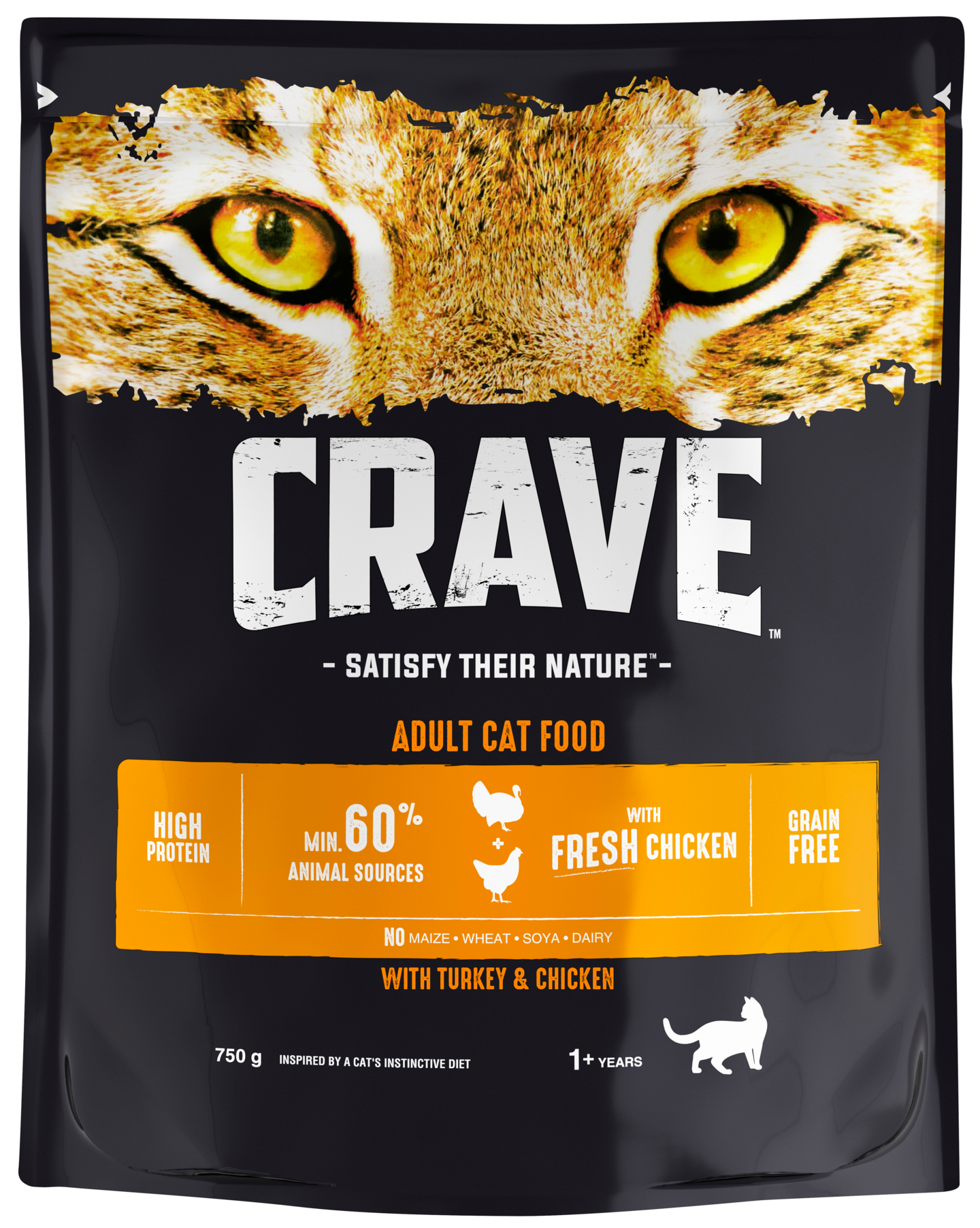Crave kissanruoka 750g kalkkuna kana