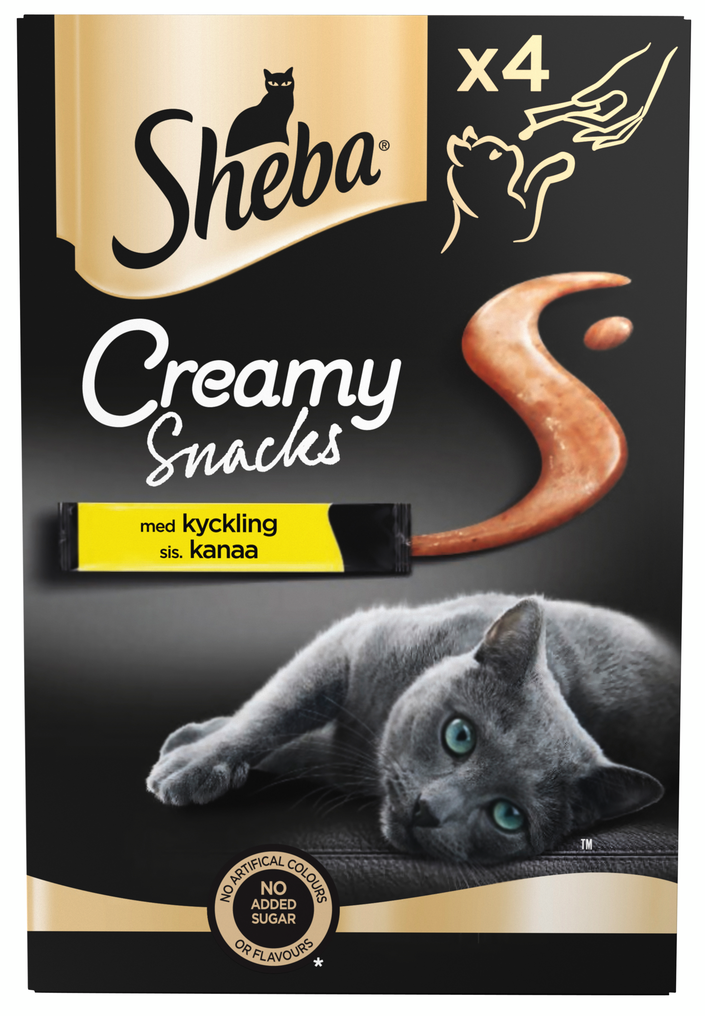 Sheba Creamy Snacks sis. kanaa 4x12g