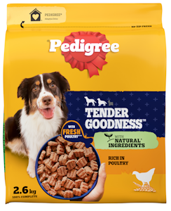 Pedigree Tender Goodness runsaasti siipikarjaa Medium 2,6kg