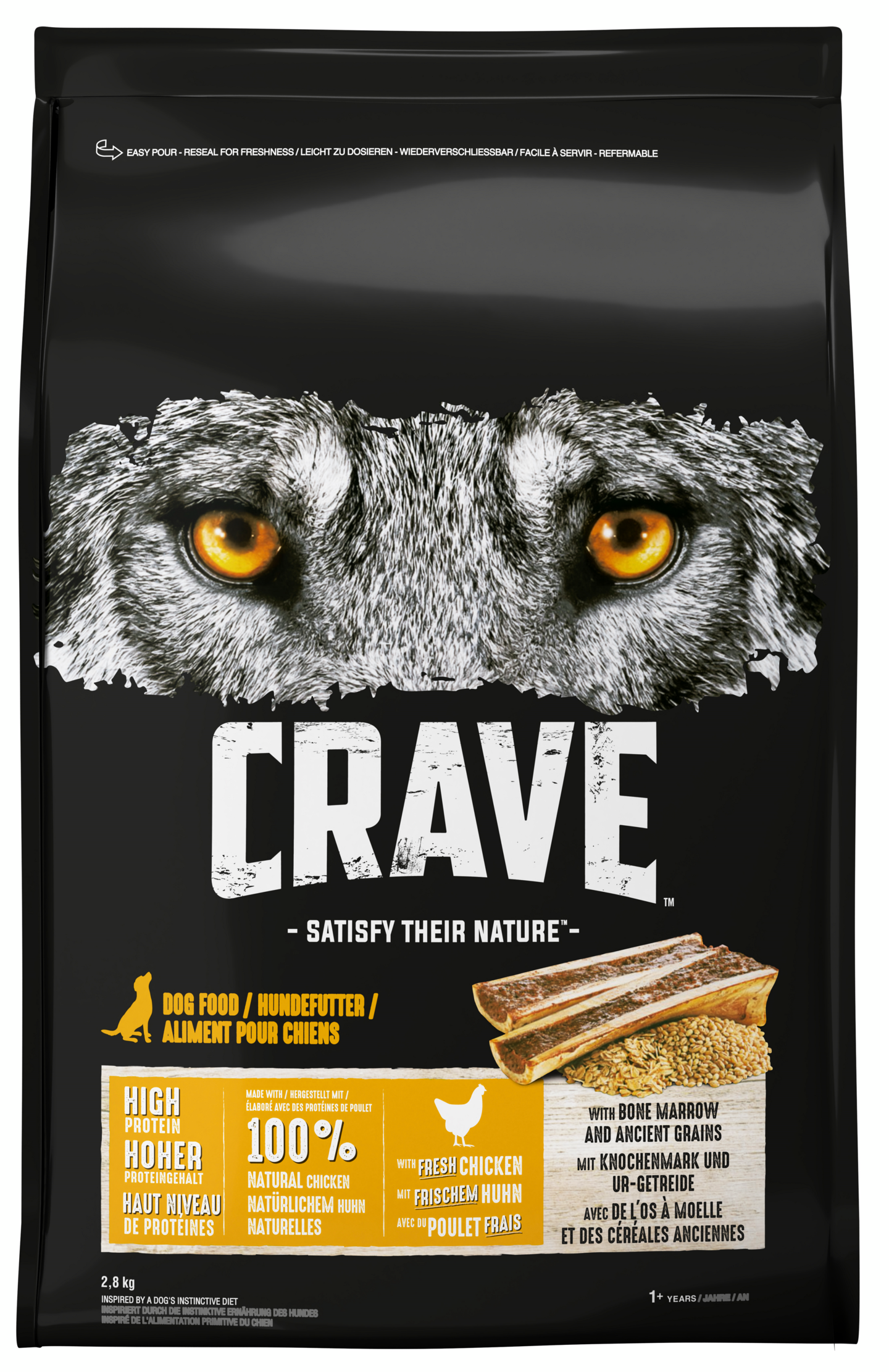 Crave 2,8kg Marrow Bone Ancient Grains kana