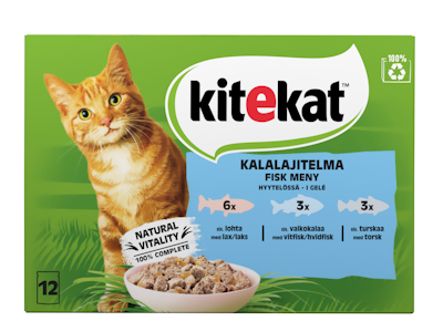 Kitekat Kalalajitelma hyytelössä 12x85g