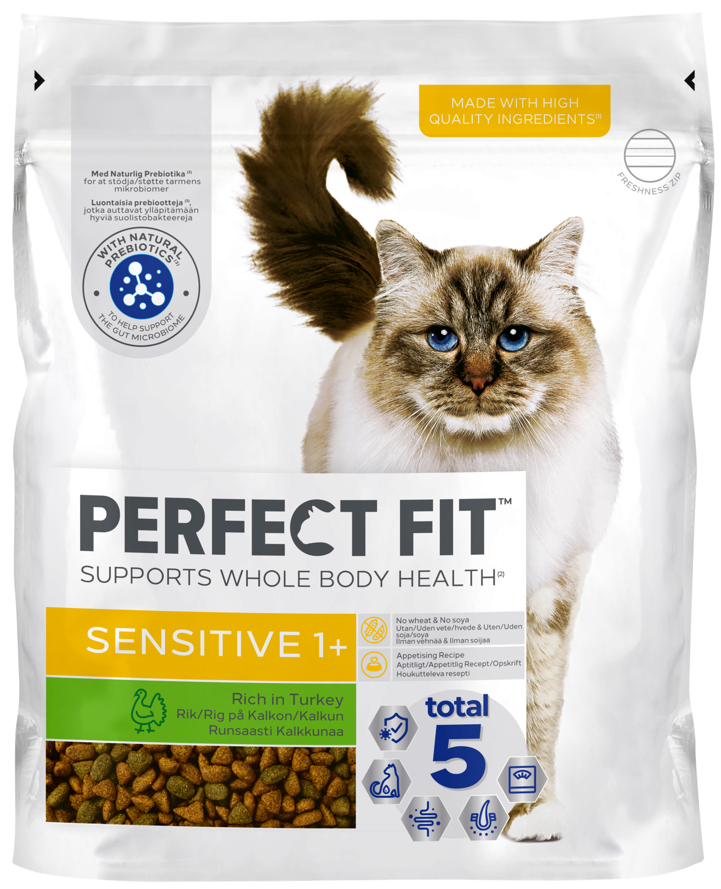 Perfect Fit Sensitive 1+ kalkkuna 750g