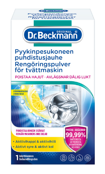 Dr Beckmann Pyykinpesukoneen puhdistusjauhe 250 g