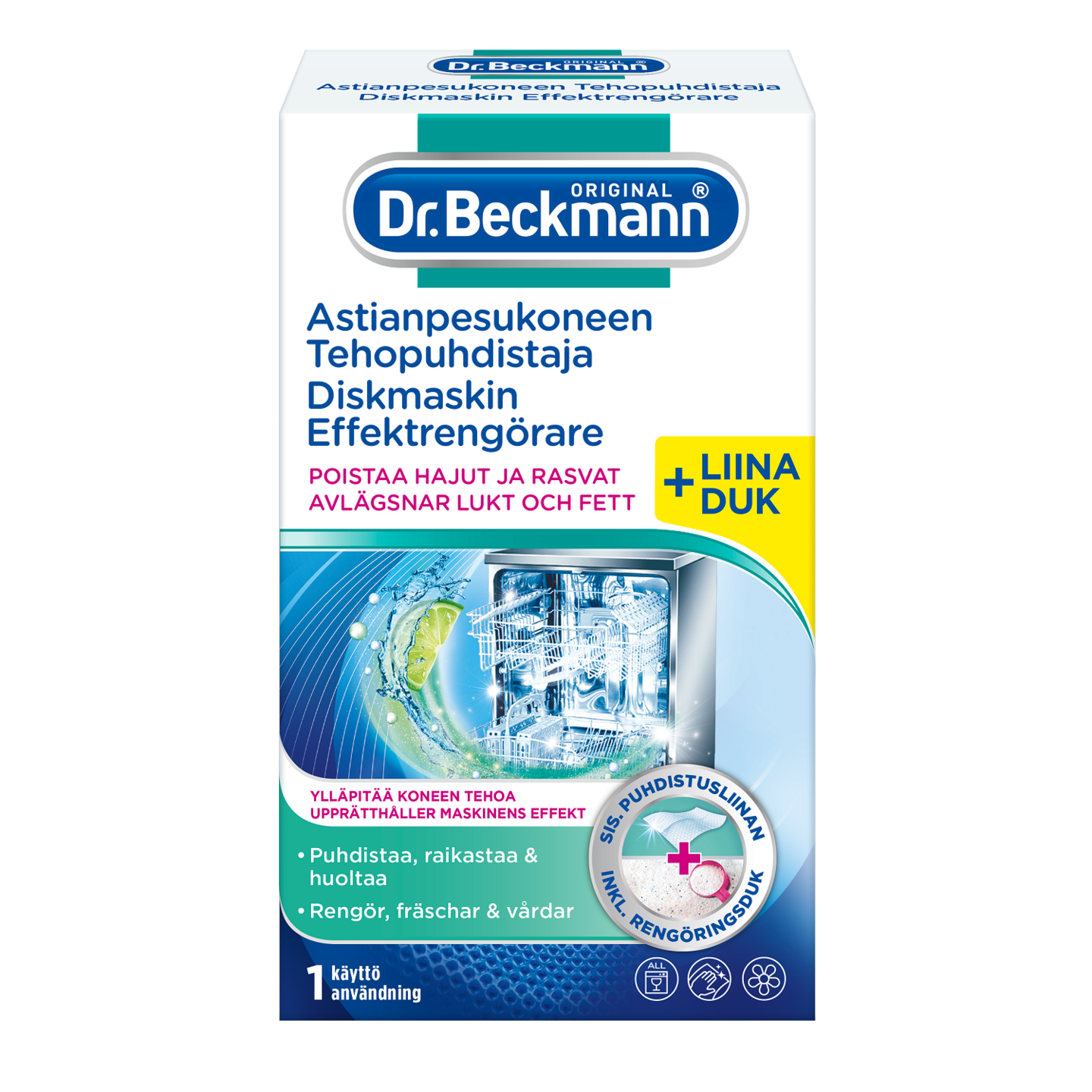 Dr Beckmann astianpesukoneen tehopuhdistaja 75g