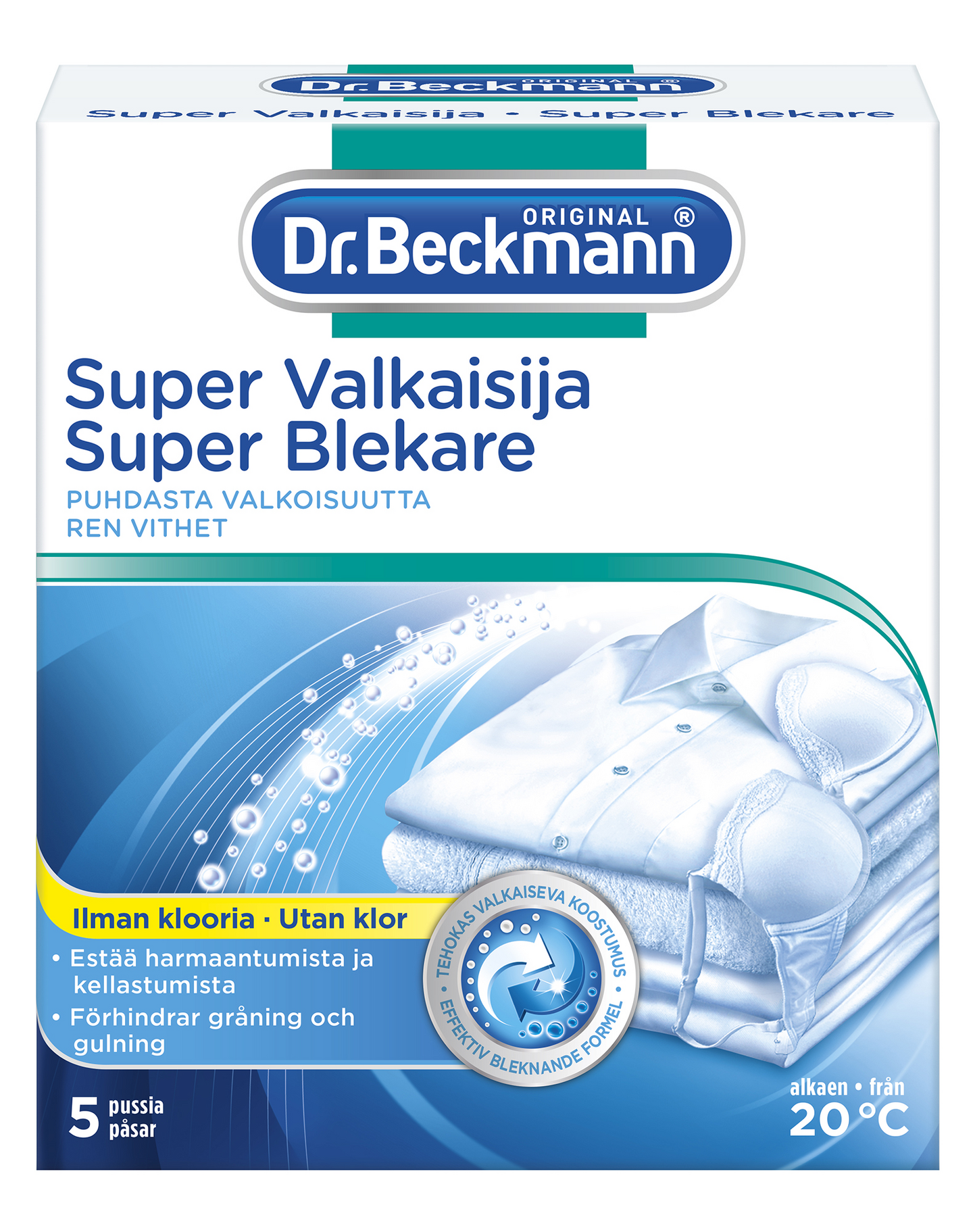 Dr Beckmann Super Valkaisija 5x40g