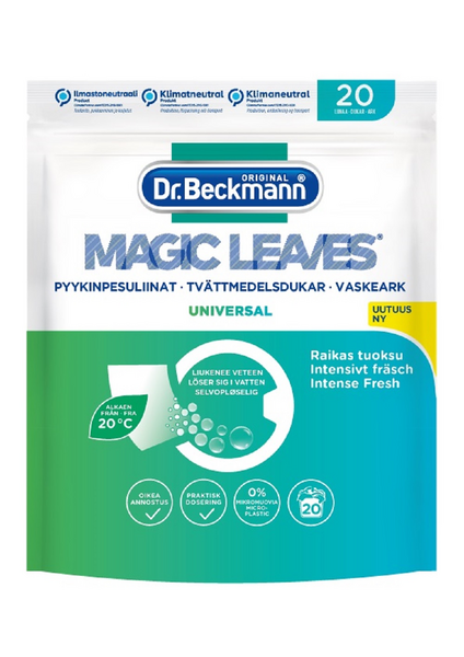 Dr Beckmann Magic Leaves pyykinpesuliina 20kpl Universal