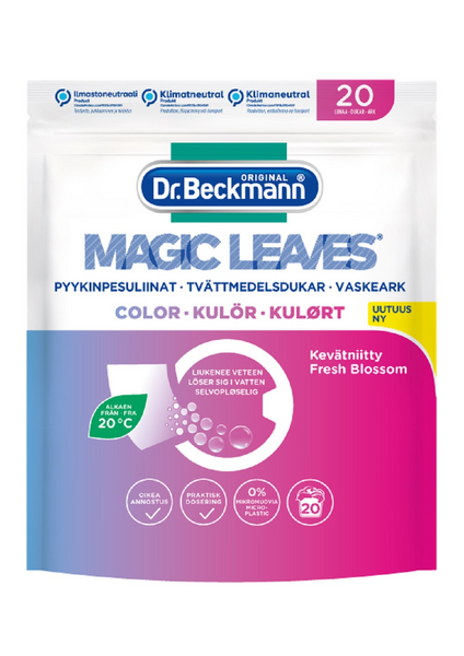 Dr Beckmann Magic Leaves pyykinpesuliina 20kpl Color