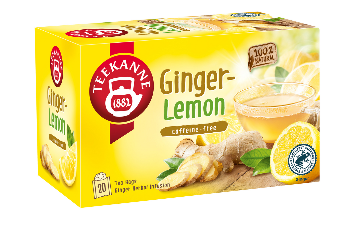 Teekanne Herbal Infusion 20pussia Ginger Lemon