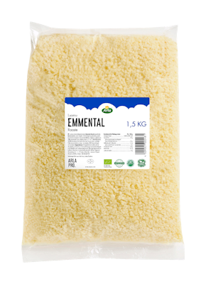Arla emmental juustoraaste 1,5kg luomu laktoositon