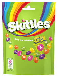 Skittles Crazy Sours makeisrakeet 152g