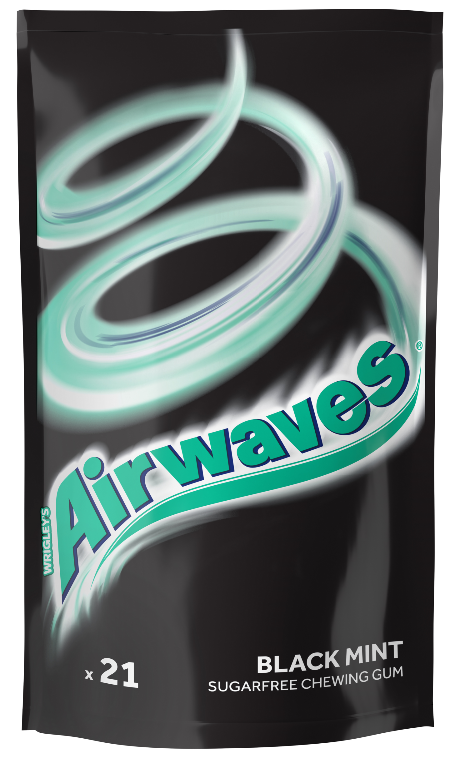 Airwaves sokeriton purukumi Black Mint 29g