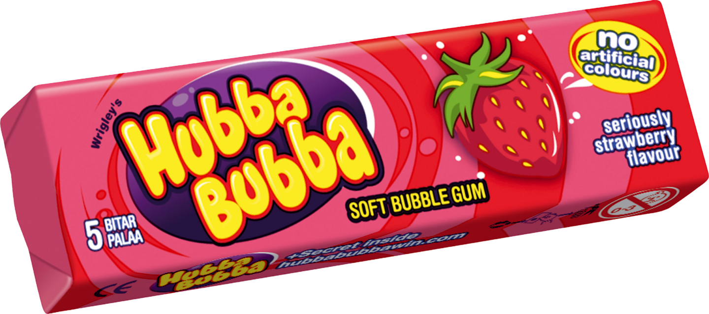 Hubba Bubba Strawberry purukumi 35g