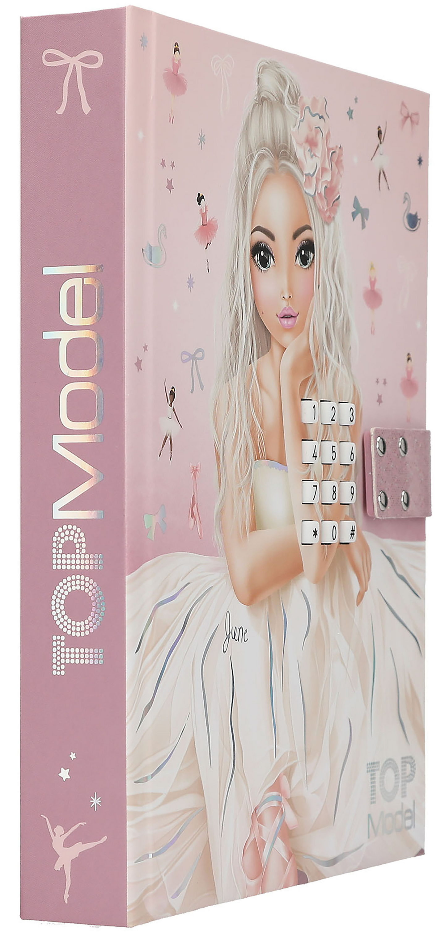 TOPModel BALLET Koodillinen & soiva päiväkirja