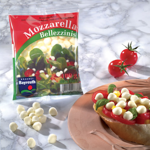 Bayreuth mozzarellahelmet 100g