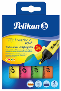 Pelikan korostuskynä 1-5mm 4 kpl 490