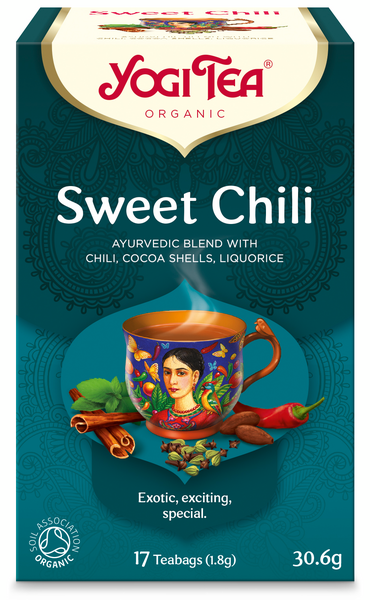 YogiTea sweet chili teejuoma 17x1,8g luomu