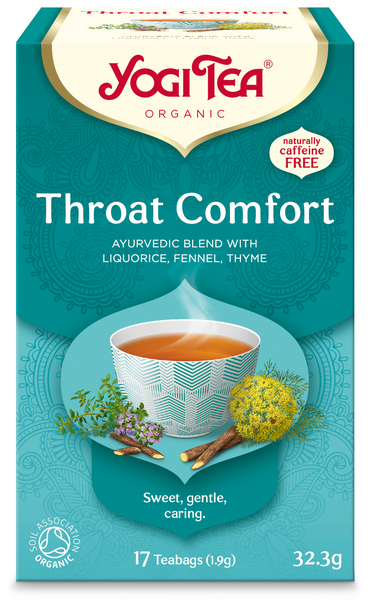 YogiTea 17x1,9g Throat Comfort teejuoma