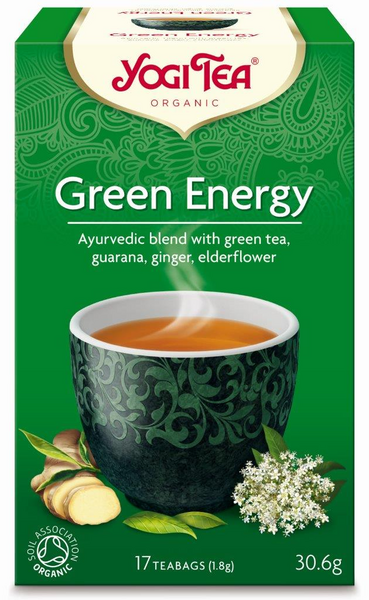 YogiTea green energy tee 17x1,8g  luomu