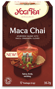 Yogi Tea Luomu Maca Chai Ayurvedinen Maustetee 17 x 2,1 g