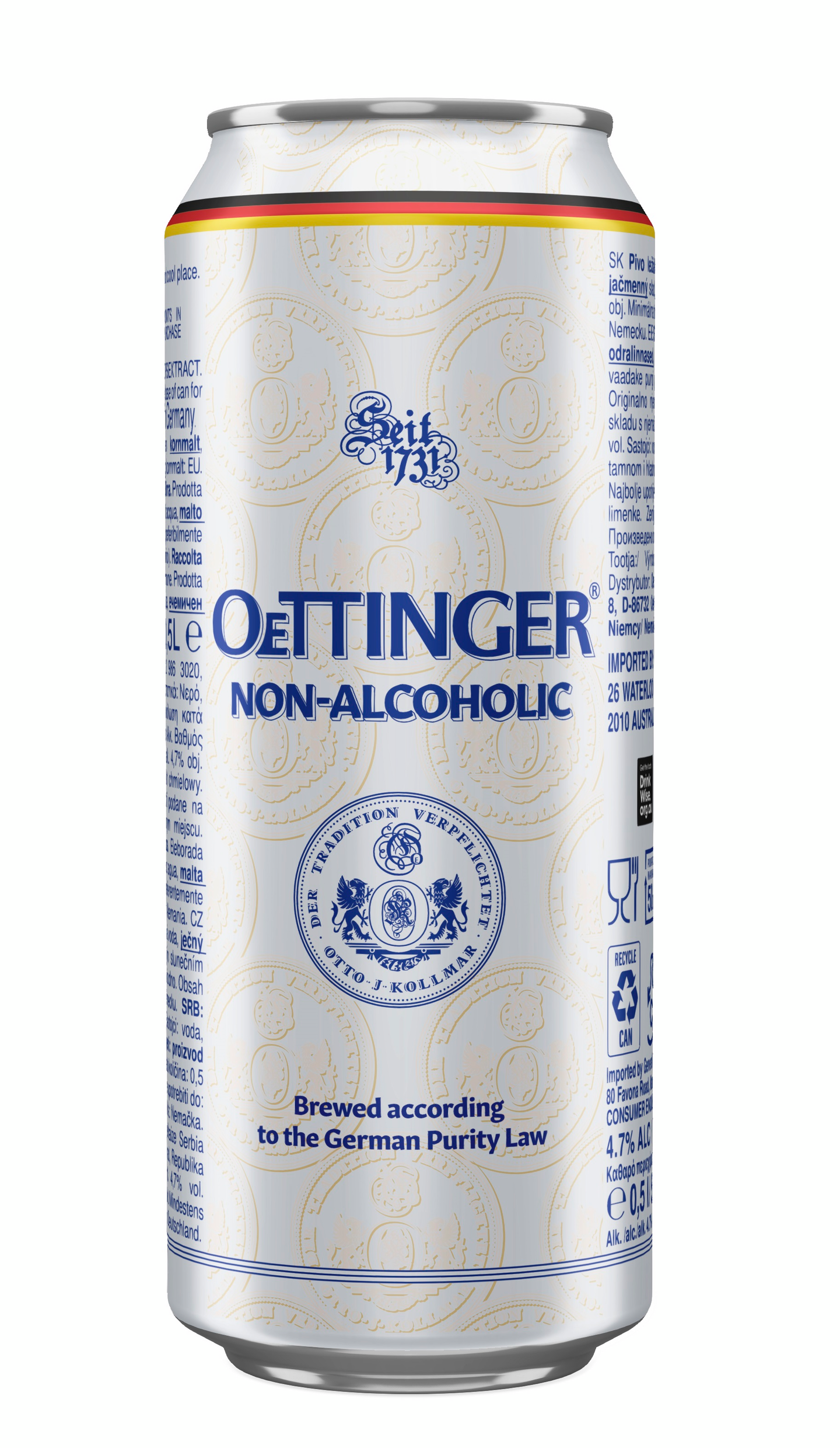 Oettinger Alcoholfrei olut 0,5% 0,5l