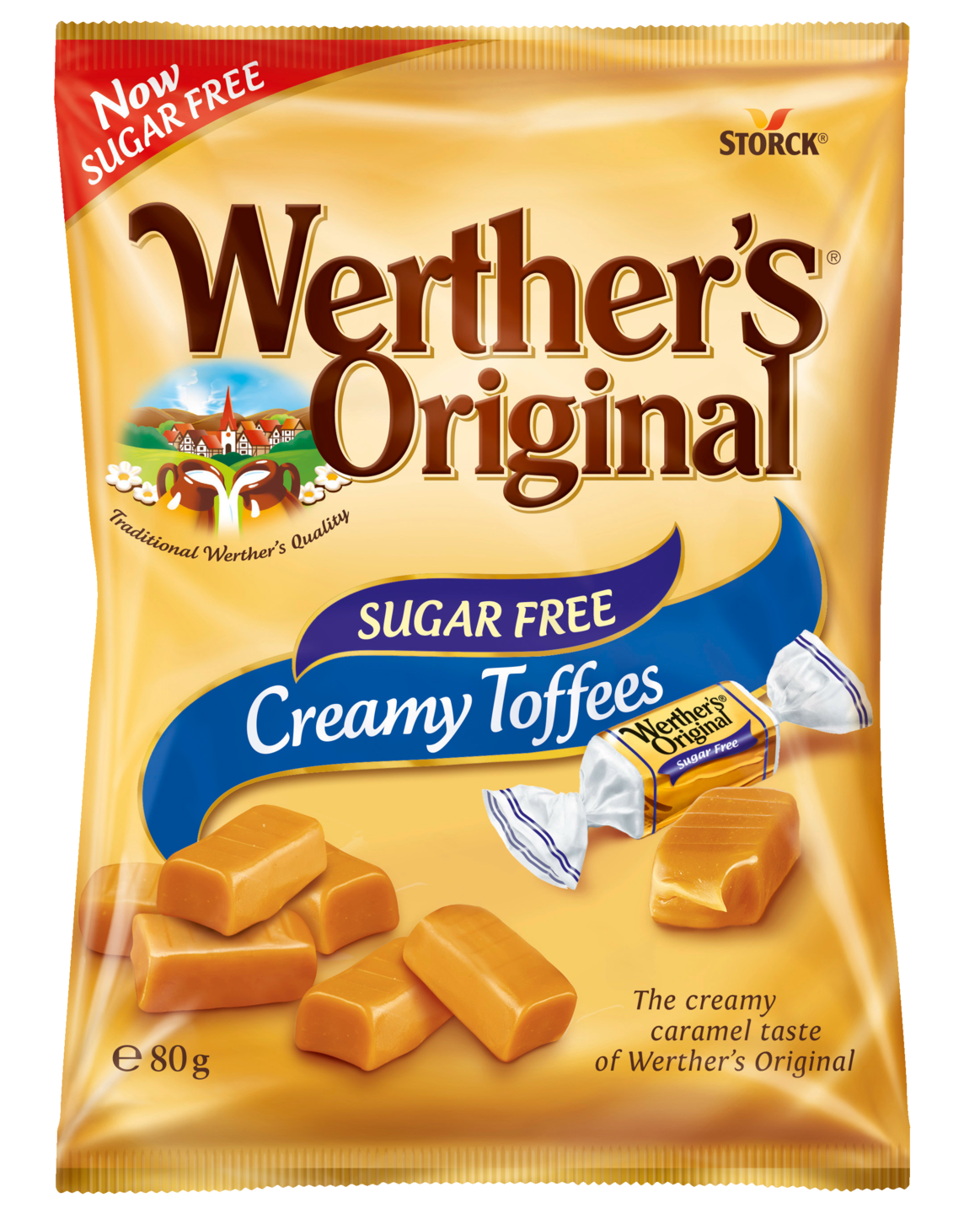 Werther´s  Original 80 g Creamy Toffee sokeriton