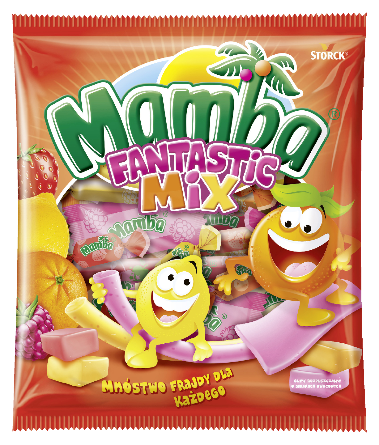 Mamba hedelmätoffee fantastic mix 140g