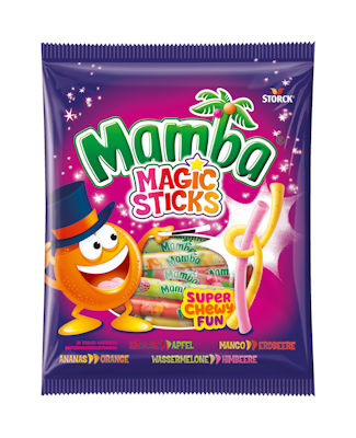 Mamba Magic Sticks hedelmätoffee 140g