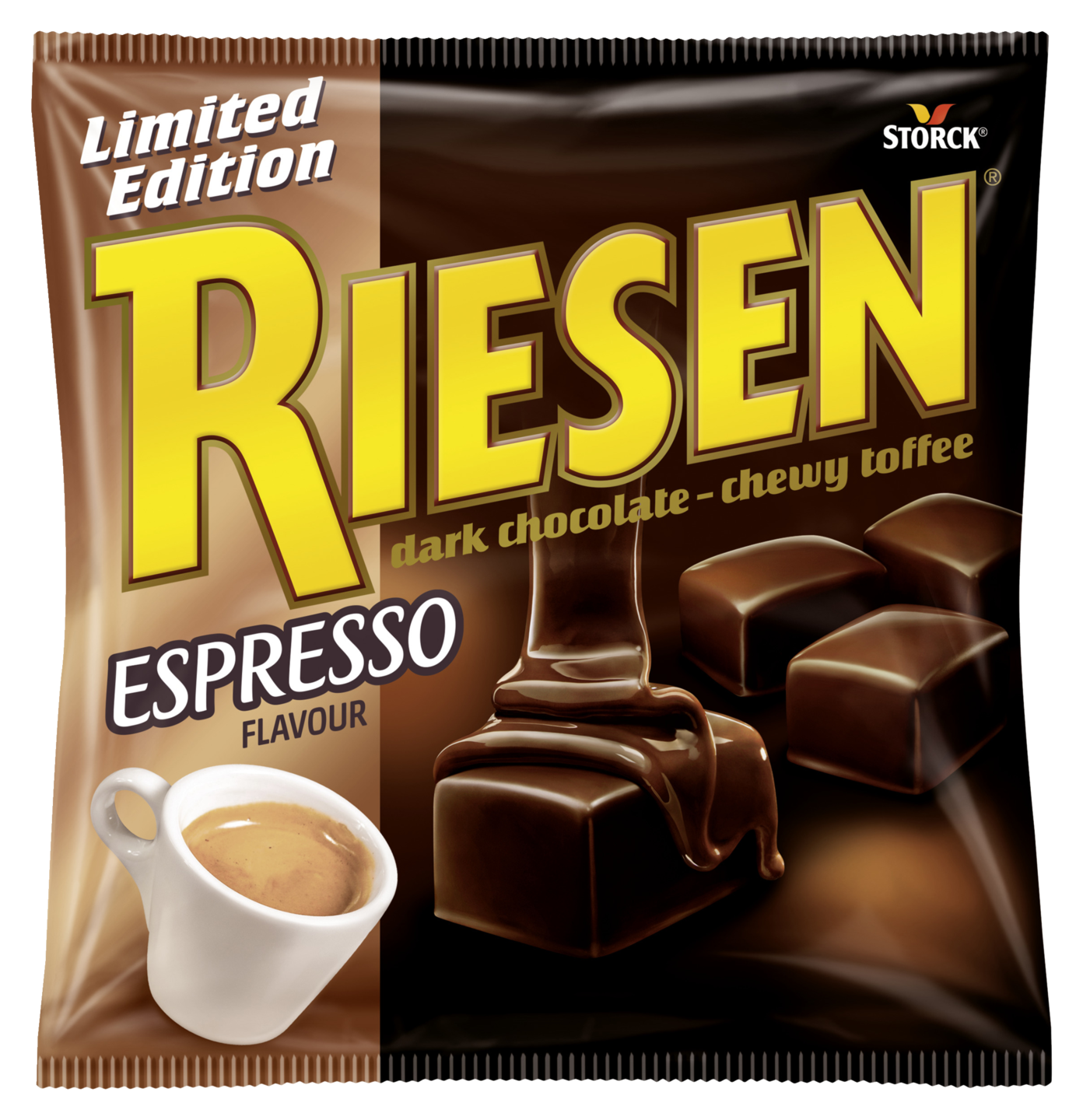 Riesen Dark Espresso tummasuklaa toffee 135g