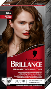 Schwarzkopf Brillance hiusväri 862 Natural Brown