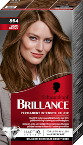 Schwarzkopf Brillance hiusväri 864 Warm Brown