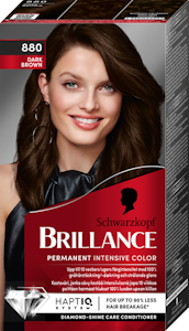 Schwarzkopf Brillance hiusväri 880 Dark Brown