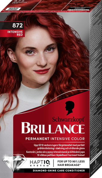 Schwarzkopf Brillance hiusväri 872 Intense Red