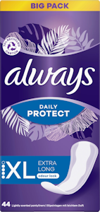 Always pikkuhousunsuoja Extra Protect Long Plus 44 kpl