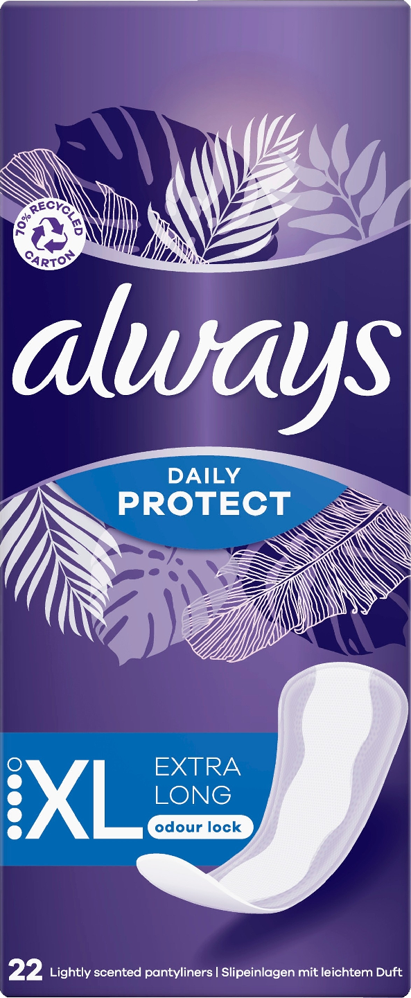 Always Daily Protect Extra Long pikkuhousunsuoja 22kpl