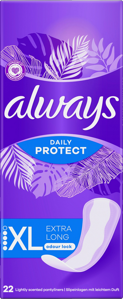 Always Daily Protect Extra Long pikkuhousunsuoja 22kpl