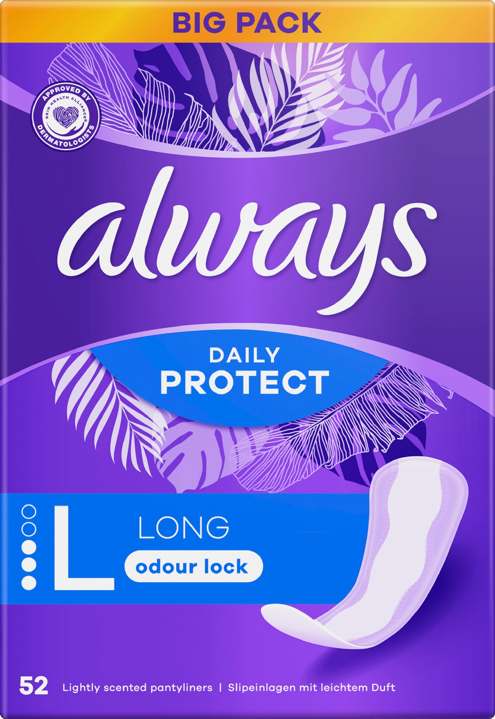 Always Daily Protect Long pikkuhousunsuoja 52 kpl