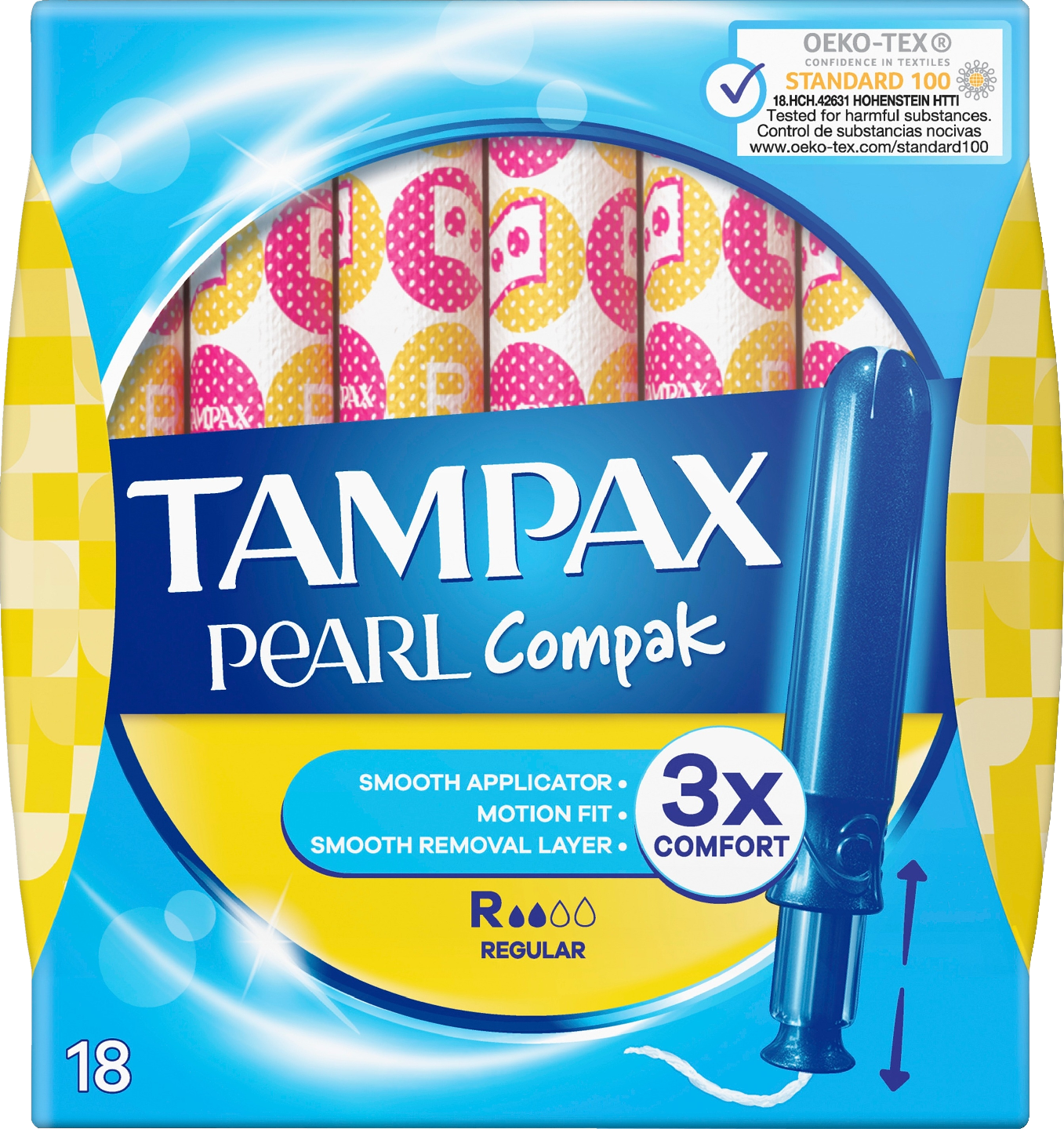Tampax tamponi 18kpl Compak Pearl Regular
