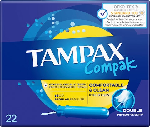 Tampax Compak Regular tamponi 22 kpl