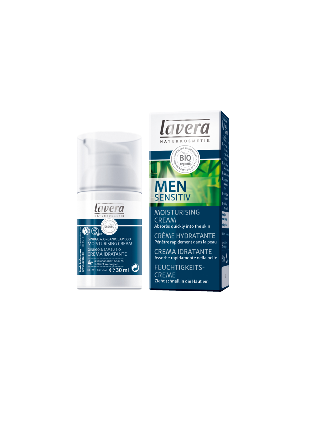 Lavera Men Sensitiv kosteusvoide 30ml