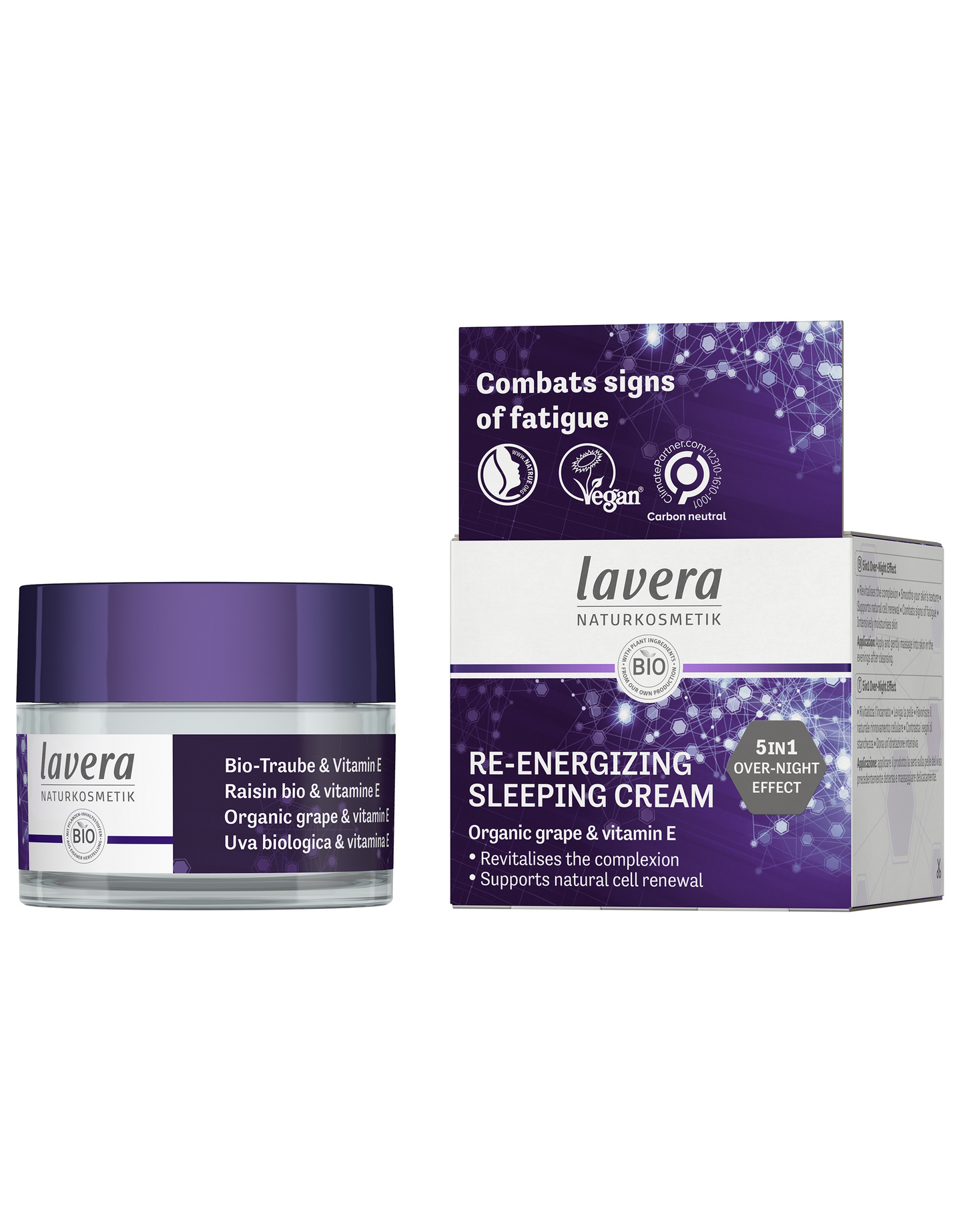 Lavera Re-Energizing Sleeping Cream yövoide 50ml