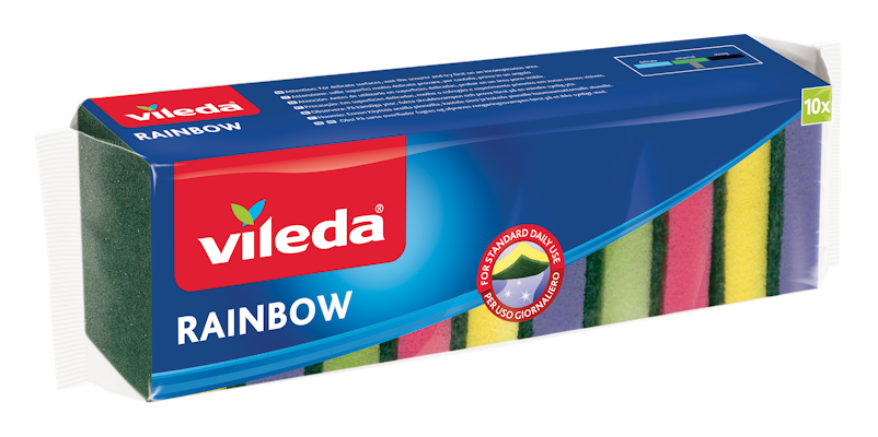 Vileda Rainbow hankaussieni 10 kpl