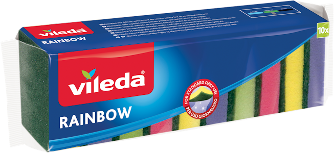 Vileda Rainbow hankaussieni 10 kpl