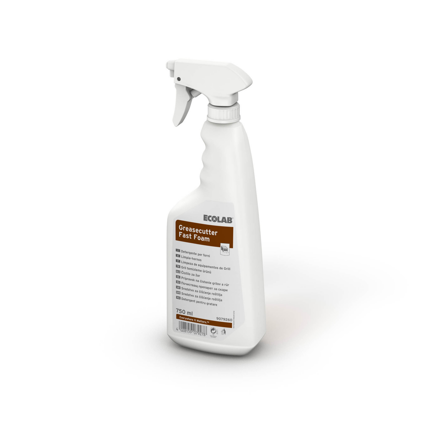 Ecolab Greasecutter Fast Foam uunien ja grillien rasvanpoistoaine 750ml