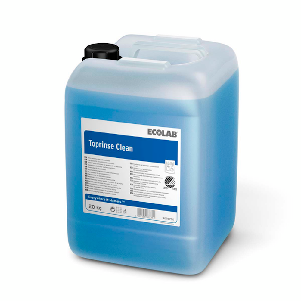 Ecolab Toprinse Clean nestemäinen huuhtelukirkaste 20kg — HoReCa-tukku ...