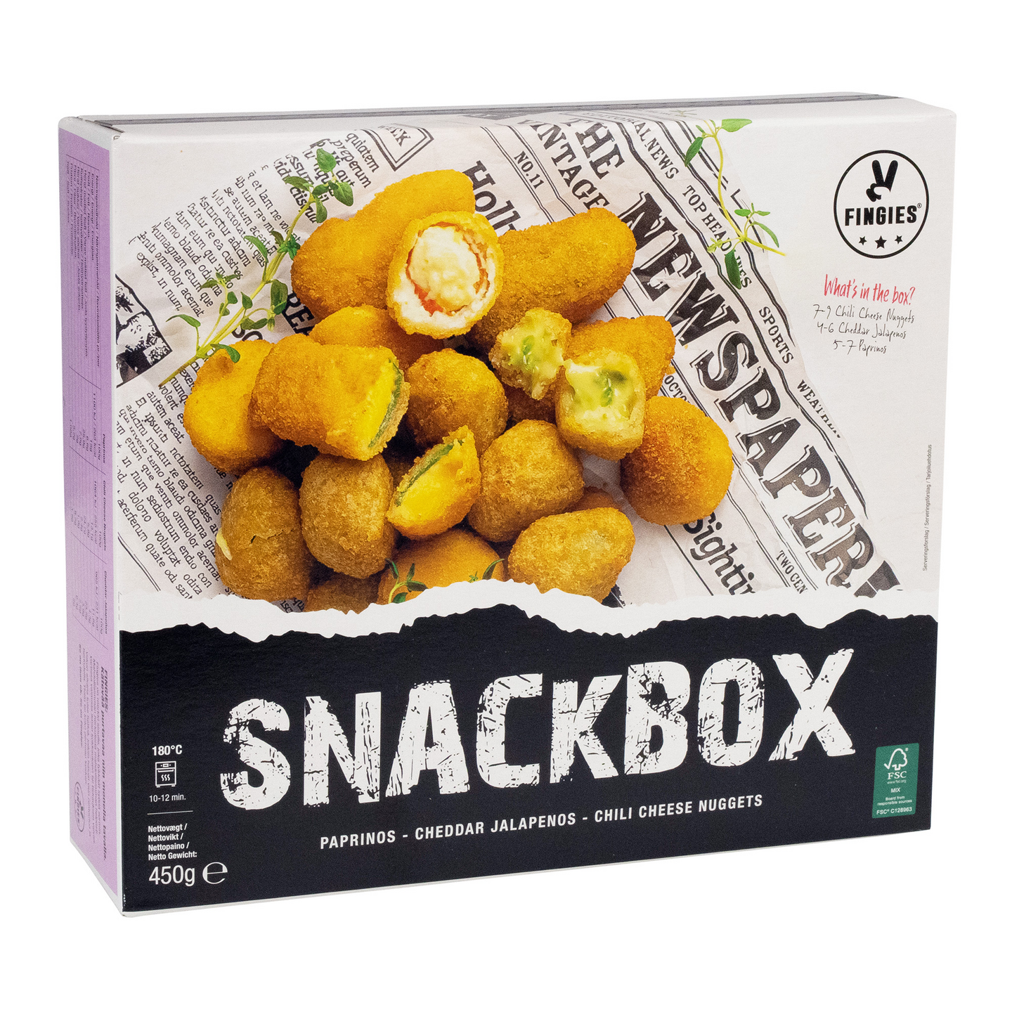 Fingies snackbox 450g pakaste