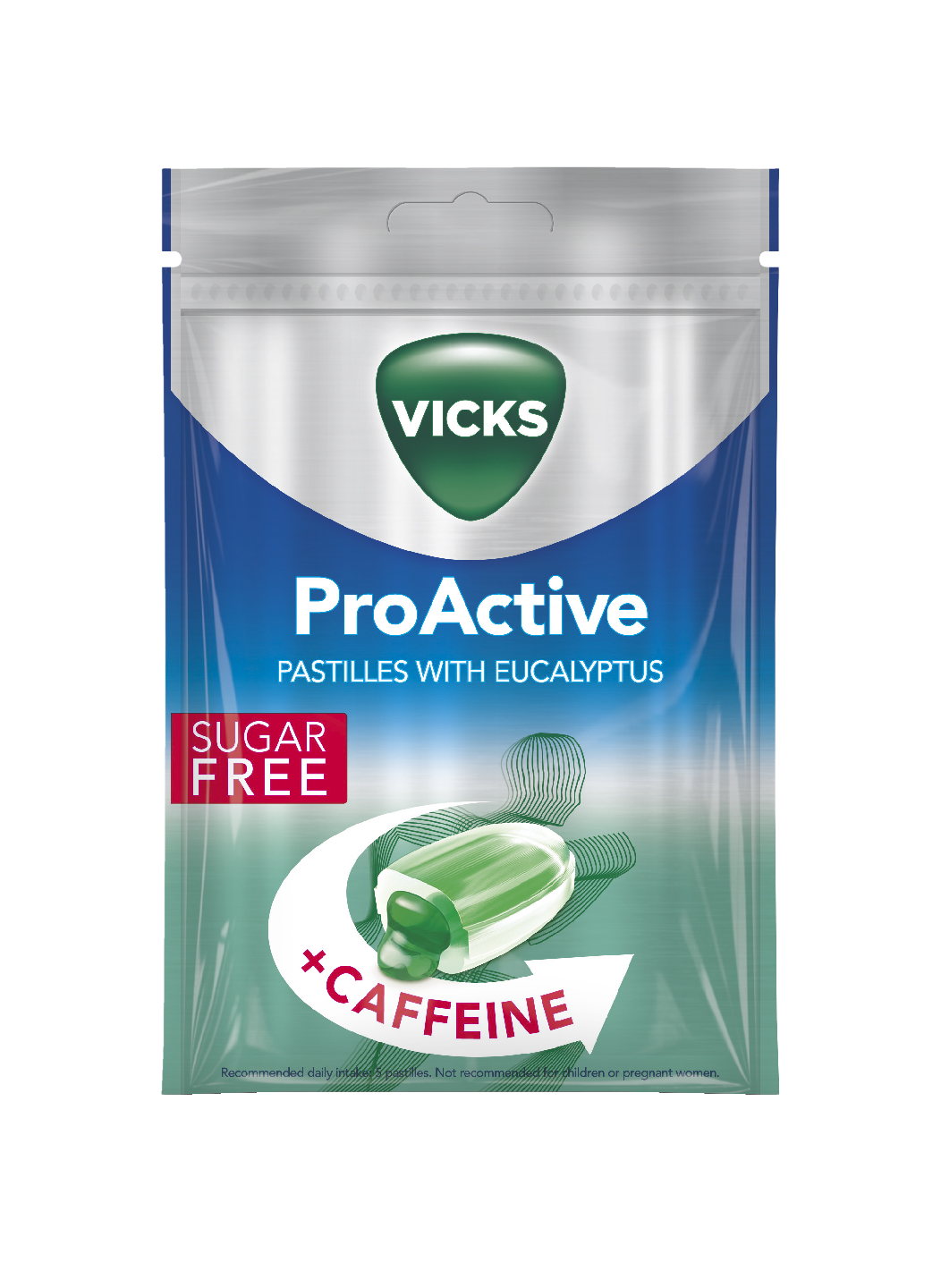 Vicks ProActive 72g sokeriton kurkkupastilli