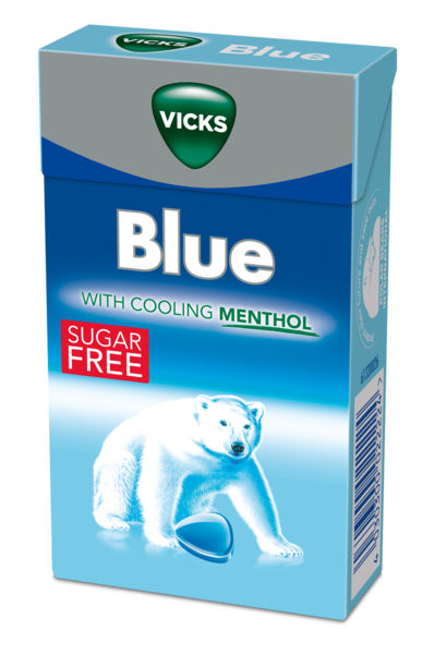 Vicks blue kurkkupastilli 40g sokeriton