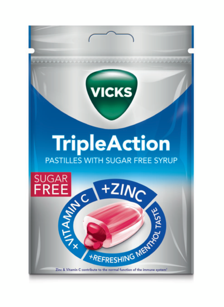 Vicks 72g Triple Action Z C sokeriton